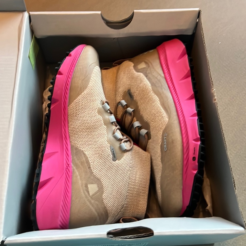 Craft Nordic fuse knit hydro mid running / hiking / walking bootie size 7 1/2